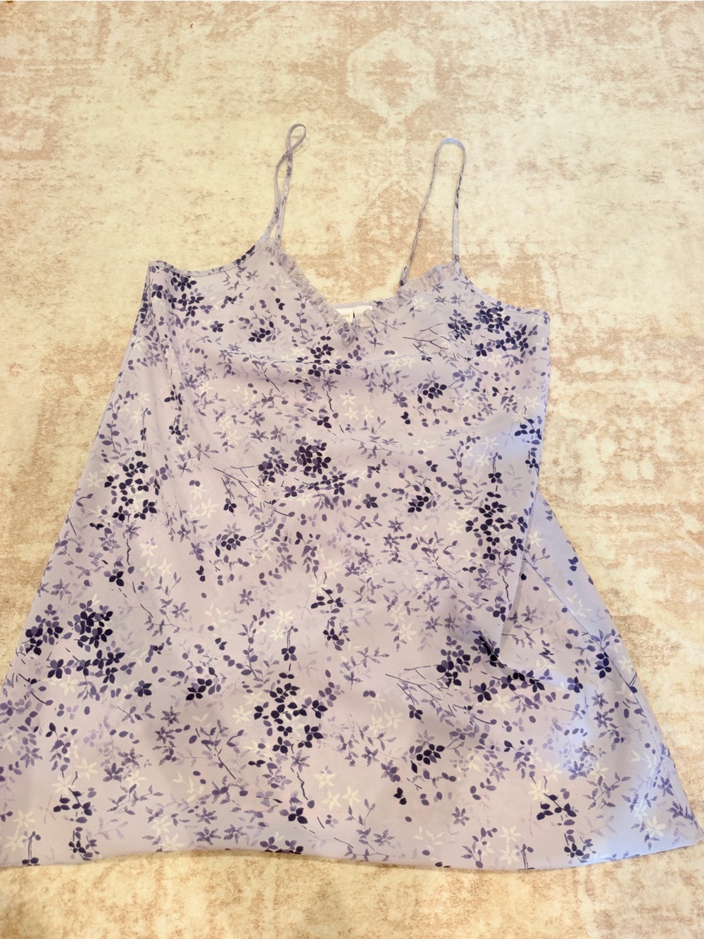 Gilligan & O'Malley Lavender Floral Camisole